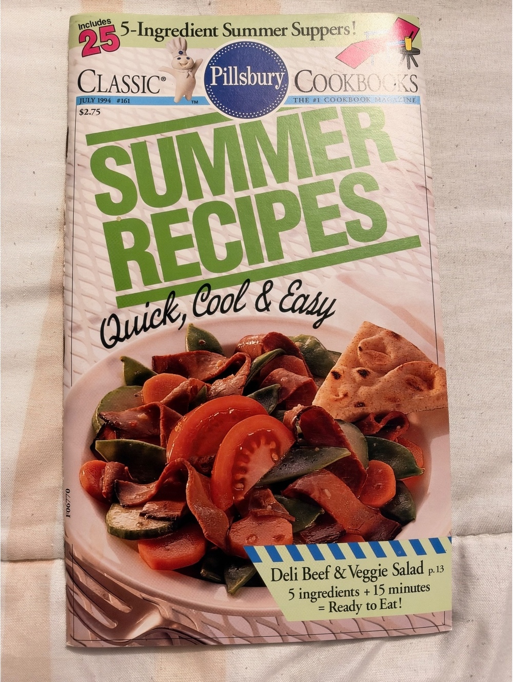 Classic Pillsbury Cookbooks Summer Recipes Quick, Cool & Easy Magazine